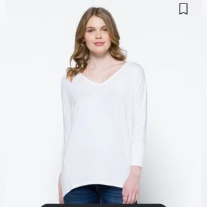 Liraven V Neck Dolman Knit Top